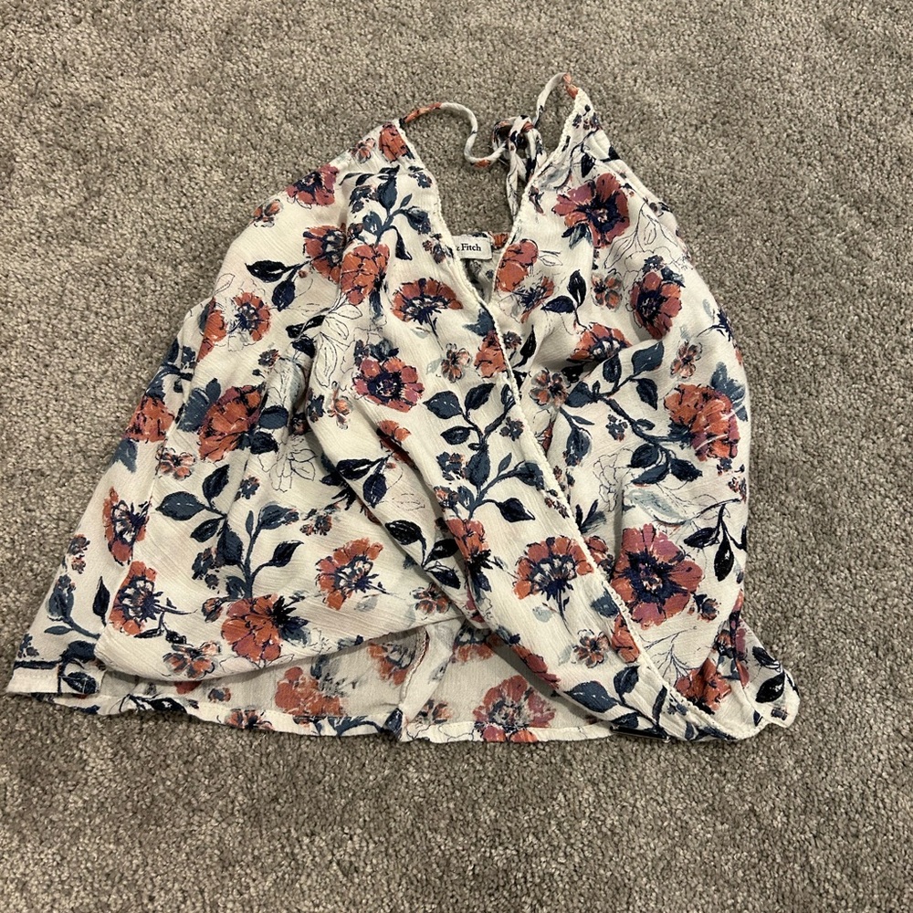 Floral Abercrombie tank top